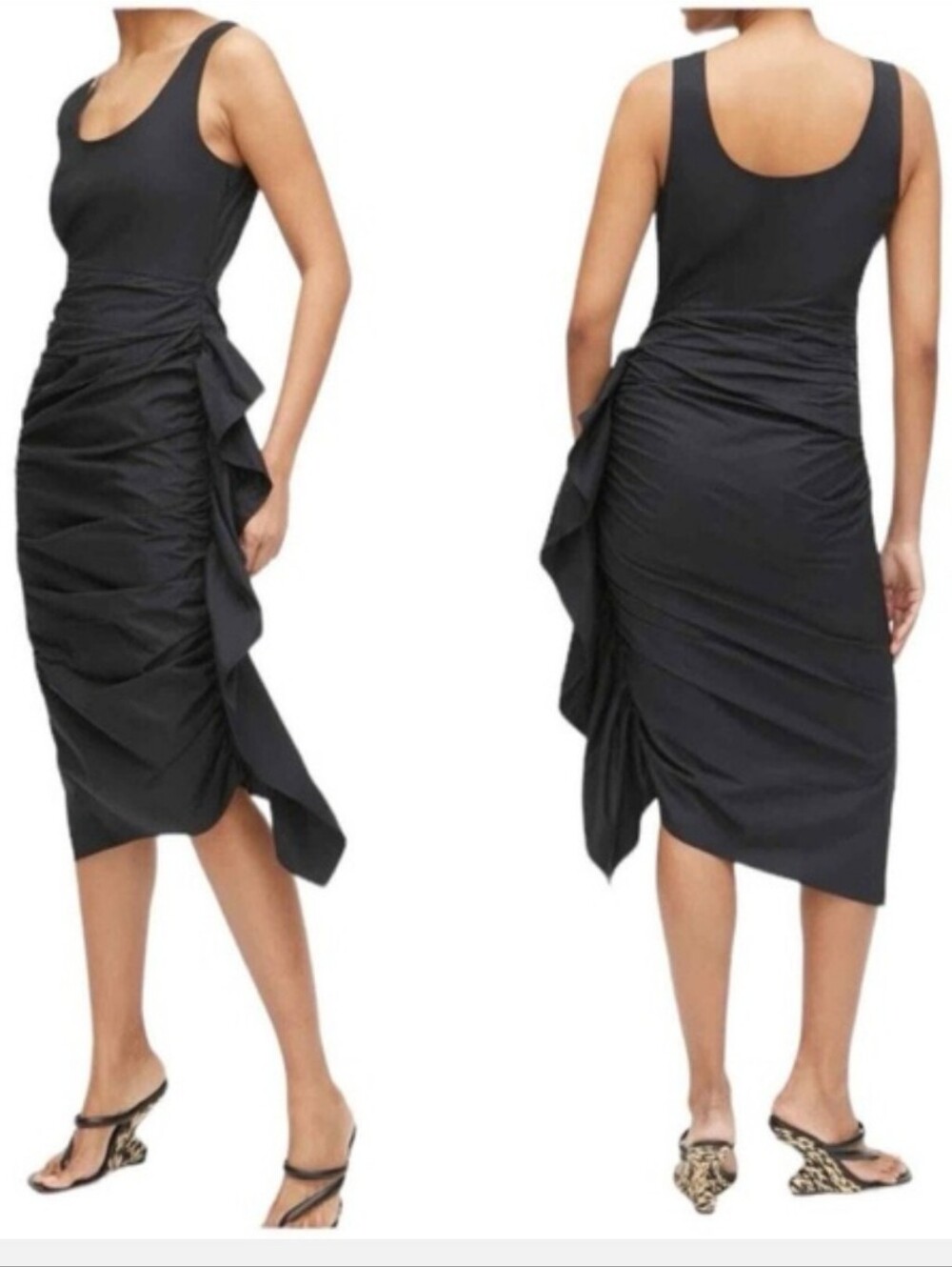 RHODE NWT New Elsie Dress in Black Size 4
